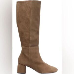 Aeyde Laura Brown Suede Heeled Boots